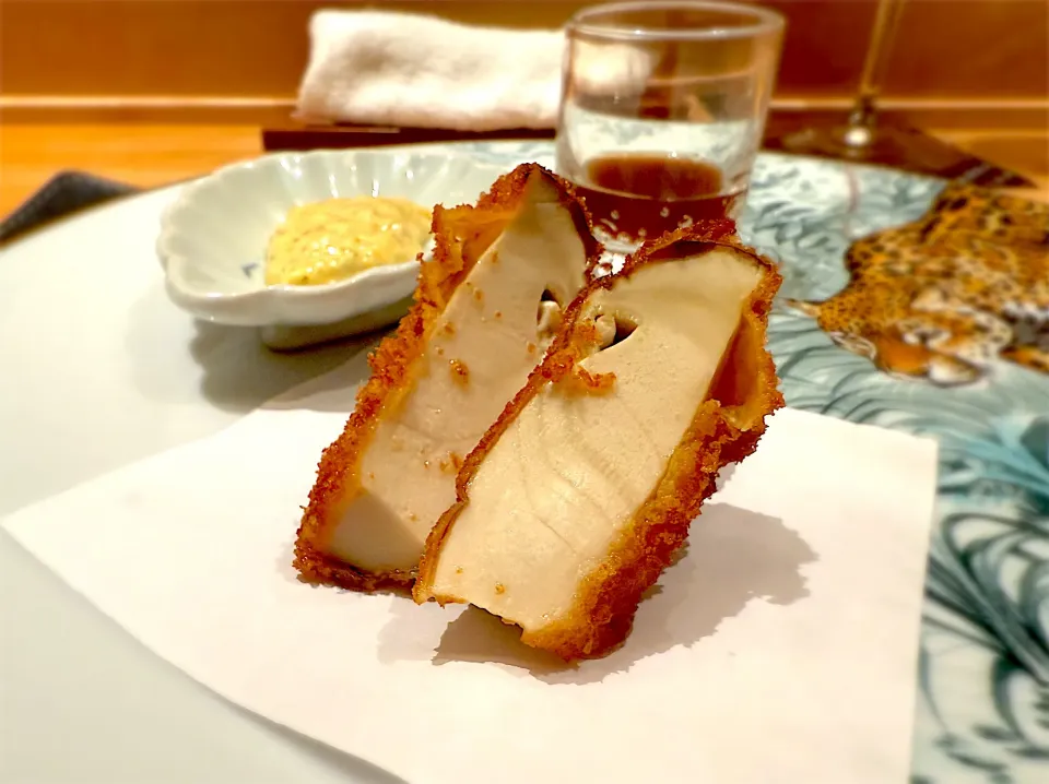 山口県松茸のフライ|もうちゃんさん