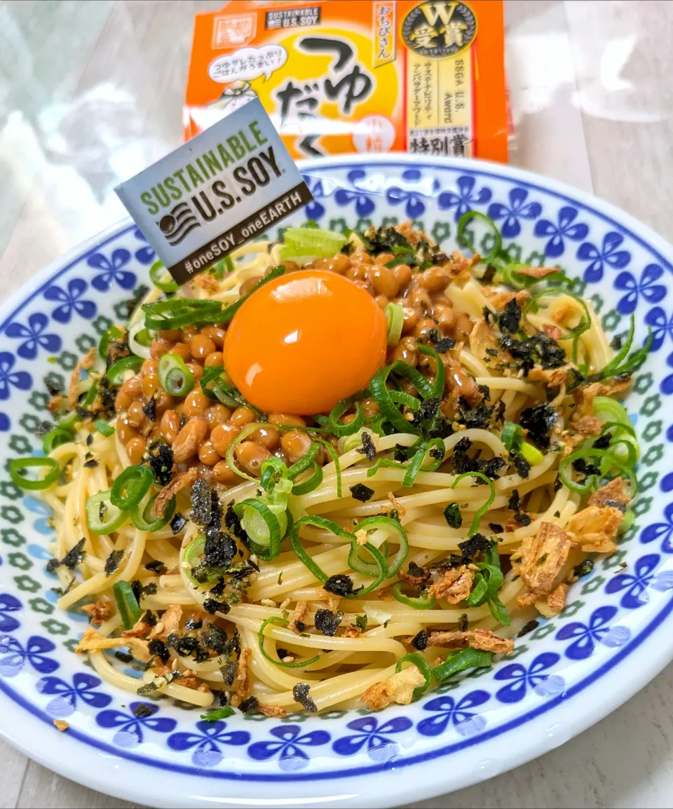 納豆パスタ🍝|ひとみんΨ(*´∀｀)Ψさん