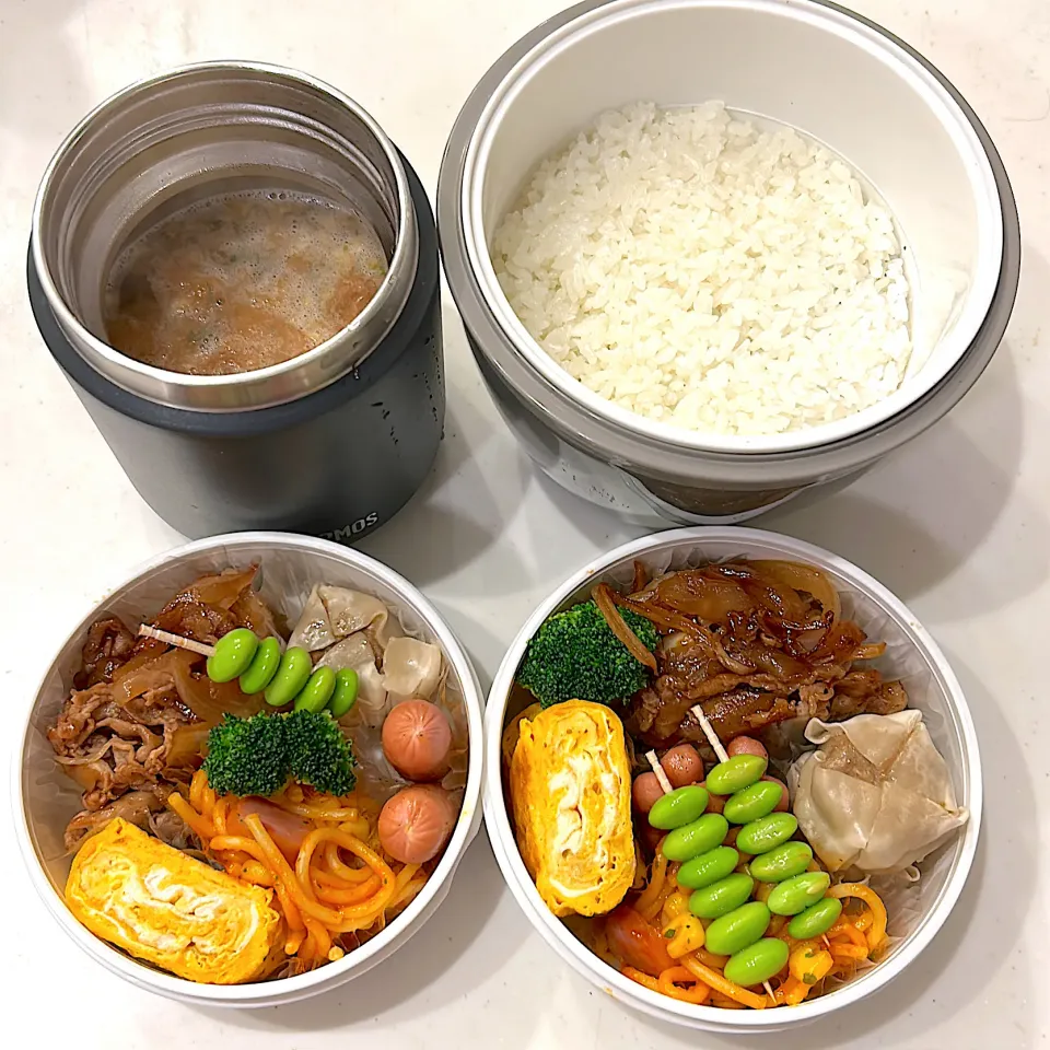 焼肉
ナポリタン
チーズウインナー
ポークビッツ
焼売
卵焼き
ブロッコリー
枝豆
のり弁
オニオンスープ
チゲスープ|ayumomさん