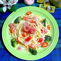 生ハムの冷製パスタ🎄