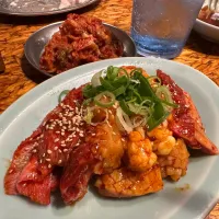 ホルモン盛り合わせ、白菜キムチ|buhizouさん