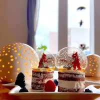 スノードームケーキ|jarinkoさん