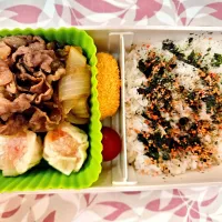 すき焼き❤️旦那さんお弁当❤️|かおるcitronさん