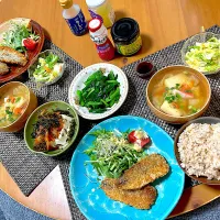 〜アジフライ定食〜|さくたえさん