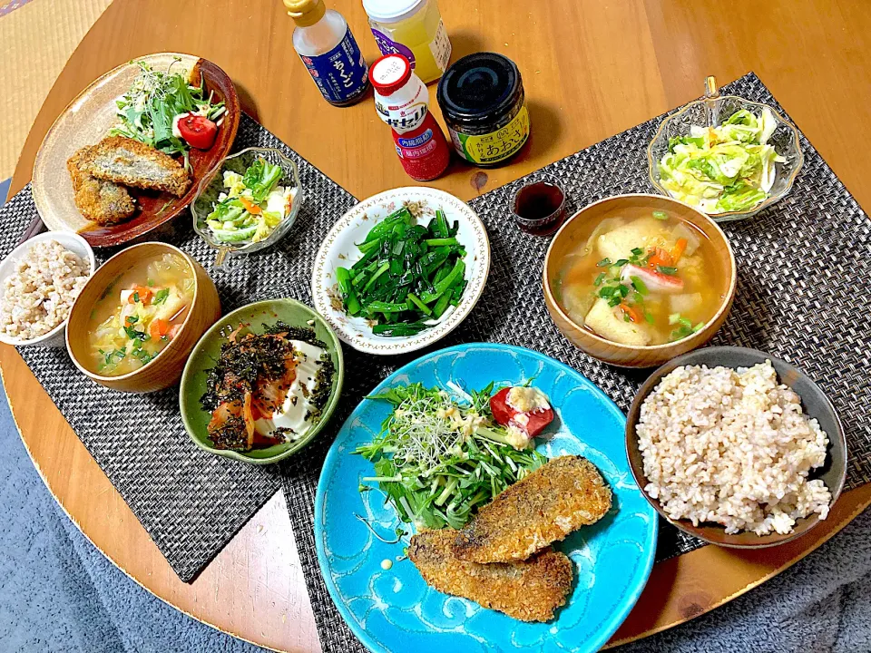 〜アジフライ定食〜|さくたえさん