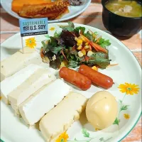 味噌漬け豆腐&卵