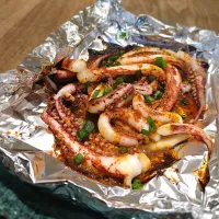 イカのワタ焼き|古尾谷りかこさん