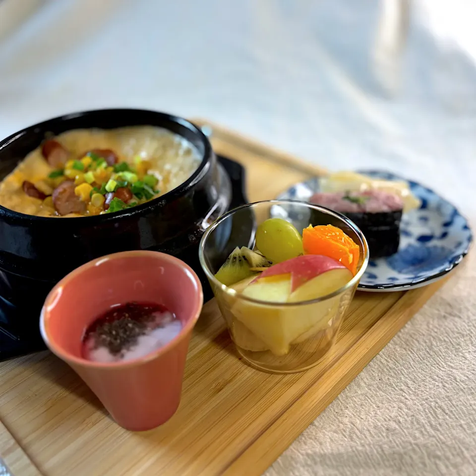 果物はグラスに|かっちゃん杉さん