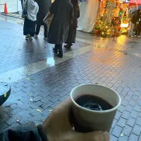 グリューワイン@名古屋クリスマスマーケット2025  氷雨の中、温まりました😌