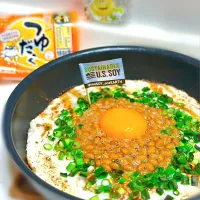 納豆ととろろのふわトロ焼き🔥|ひろりんさん