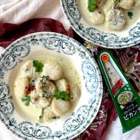 さつまいもニョッキゴルゴンゾーラソース