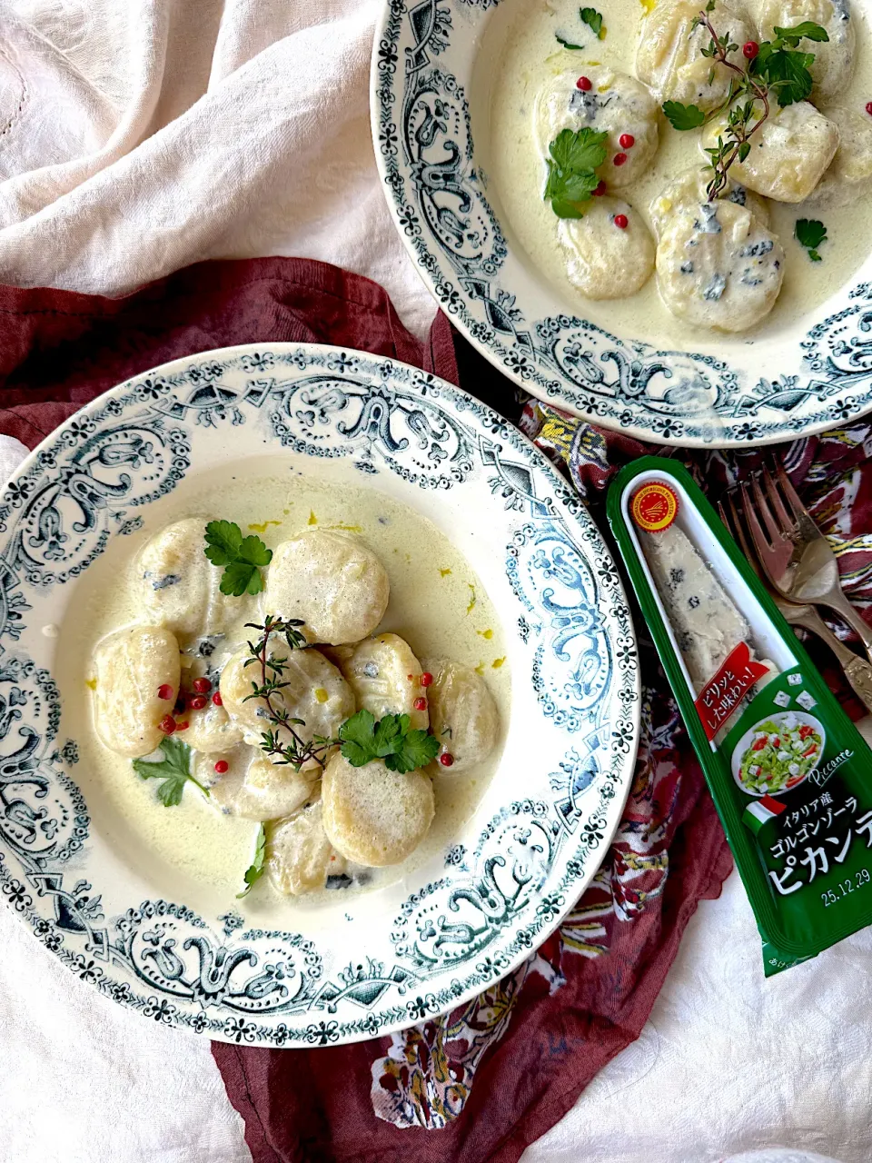 さつまいもニョッキゴルゴンゾーラソース|asumi-yuzukoさん