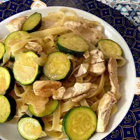 ズッキーニとササミのパスタ🍝|ジュンコ バイヤーさん