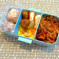 ポークケチャップ弁当|ともえもんさん