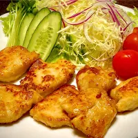 鶏むね肉のガーリック醤油焼き|mottoさん