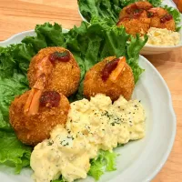 まんまるエビフライ🍤| もやぴさん