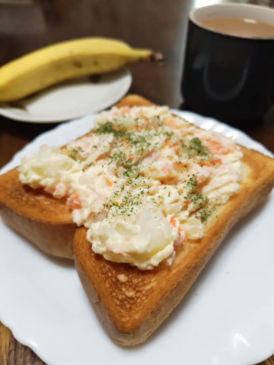 こんもりポテサラチーズトースト|macchinaさん