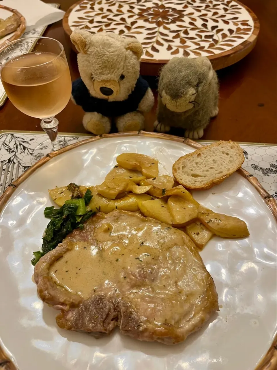 2025/12/21   ポーク・ノルマンディー（りんごの使い途を求めてPart 9）　Porc a la normande|21 Boys & 野鳥さん