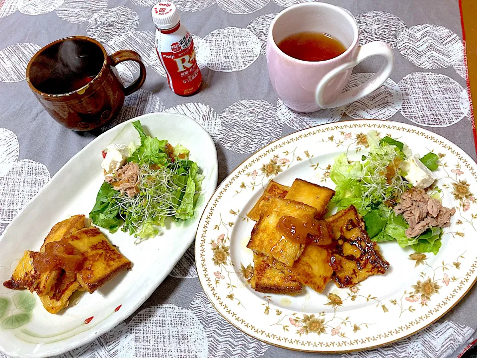 ♡米糀ミルク🥛とパンの耳でフレンチトースト♡|さくたえさん