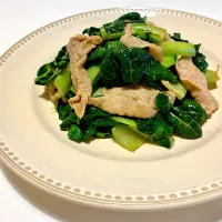 ターサイと豚肉のオイスター炒め🥢|chibiさん