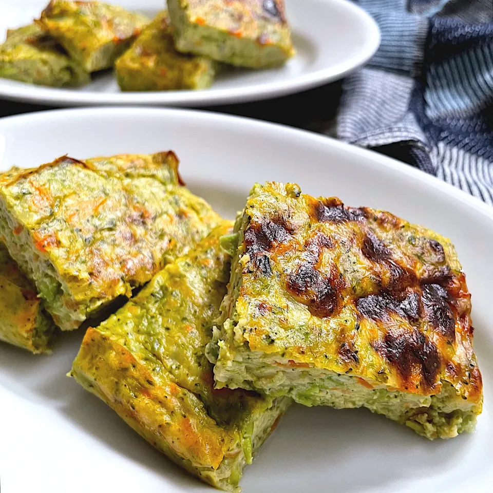 Sformato di broccoli / ブロッコリー、豆、にんじんのスフォルマート|七海さん