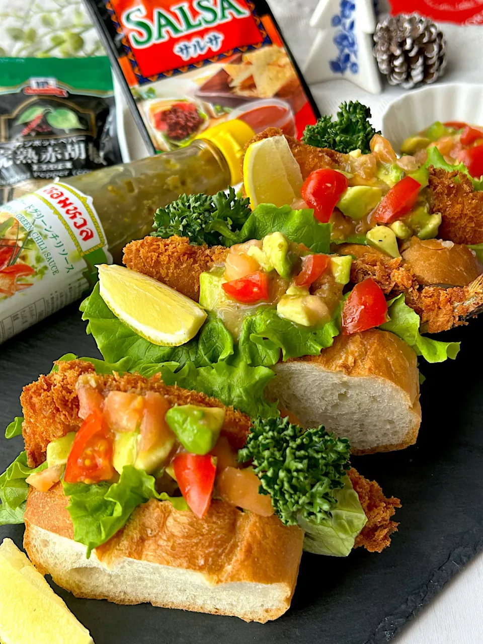 【ユウキ世界の食卓探検隊🌏】アジフライ de ボカディージョ|まなまな♡さん