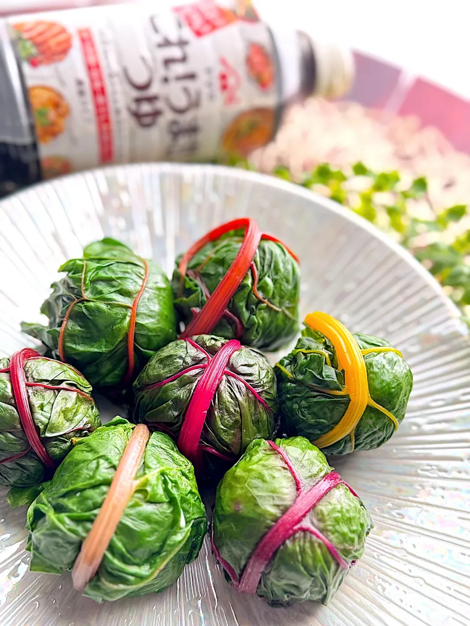 🌺🌺Foodie🌺🌺さんの料理 スイスチャードのめはり寿司💕|🌺🌺Foodie🌺🌺さん