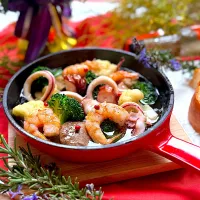 アヒージョ🦐🦑🐙