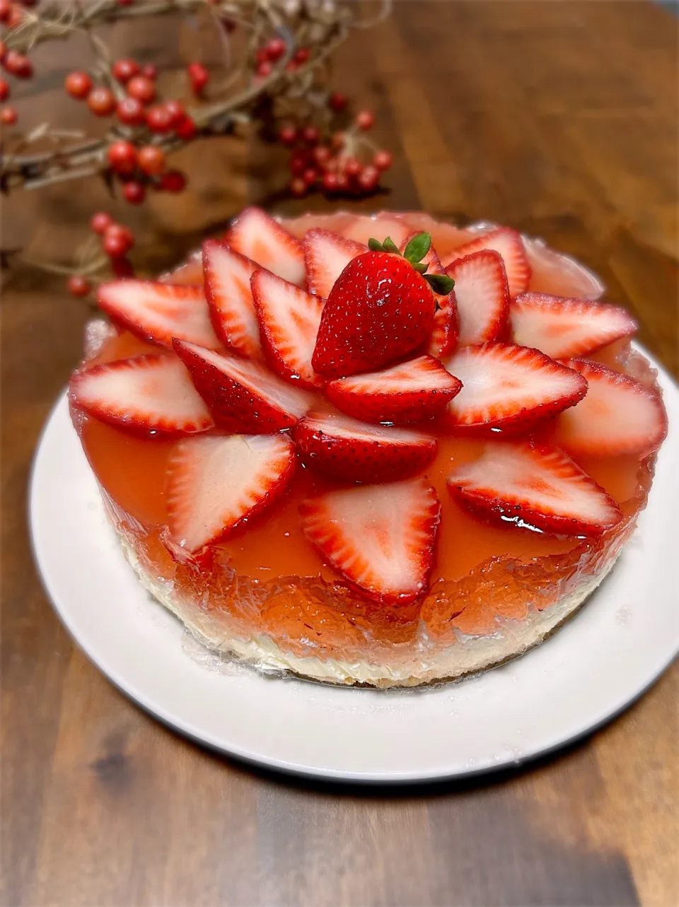 いちごのレアチーズケーキ|charickさん