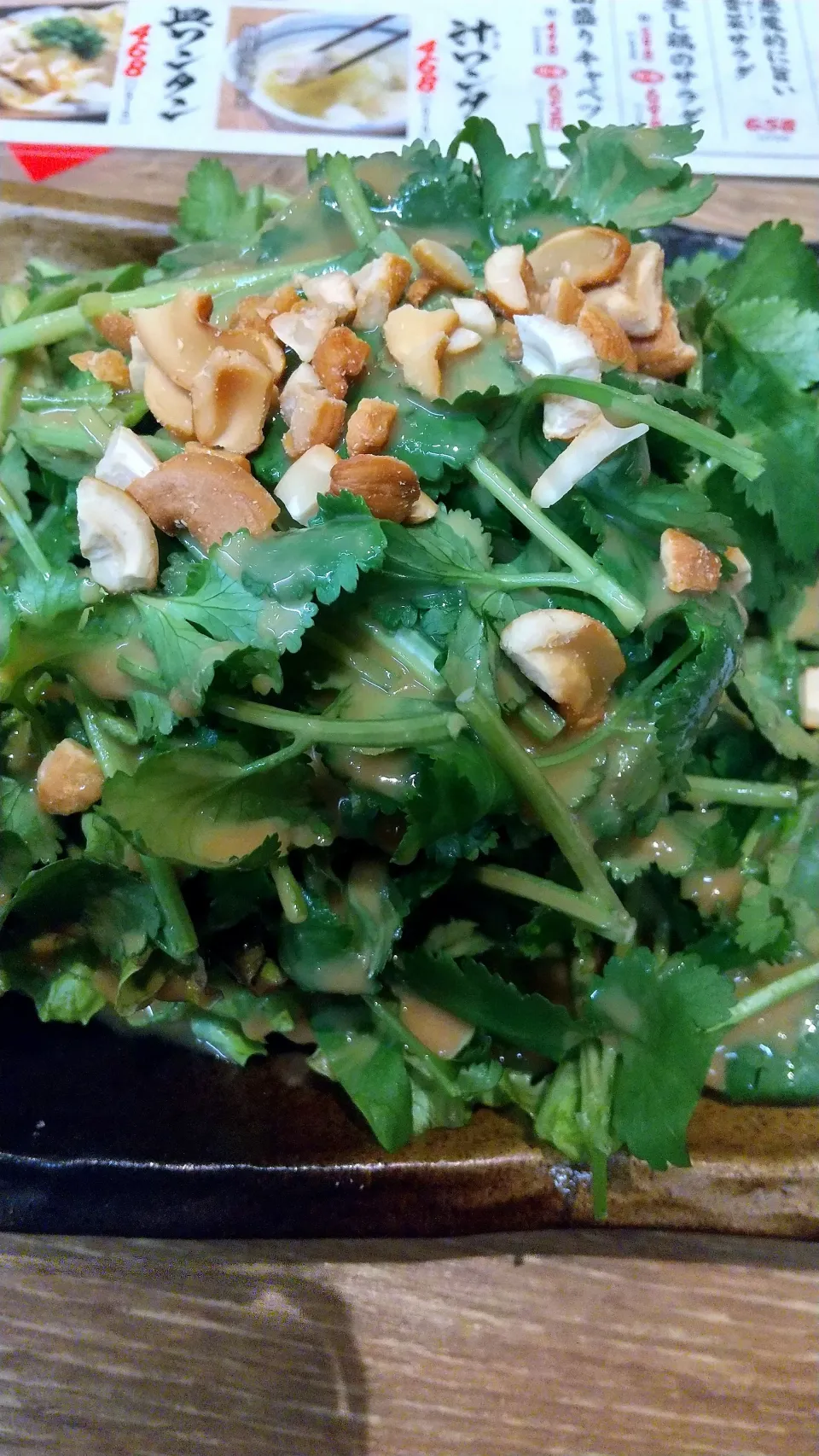 パクチーサラダ＠「肉汁餃子のダンダダン 大須観音店」|はやとさん
