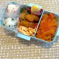 鶏のトマト煮弁当|ともえもんさん