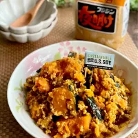 かぼちゃのみそそぼろ煮|あゆさん