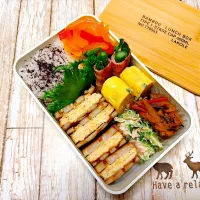 🐔昼【蓮根はさみ照り焼き弁当】🐔|Laniさん