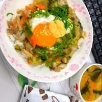 🐷🥬豚肉と白菜の和風あんかけご飯🍄‍🟫🍚|TakeBooさん