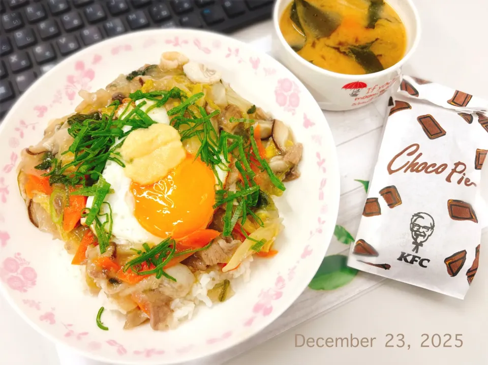 🅜🅔🅝🅤 豚肉と白菜の和風あんかけご飯🥢|Tsuu_chan‪ ·͜·♡‬さん