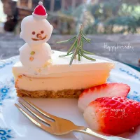 サワークリームトップ チーズケーキ|meg*ˊᵕˋ*megさん