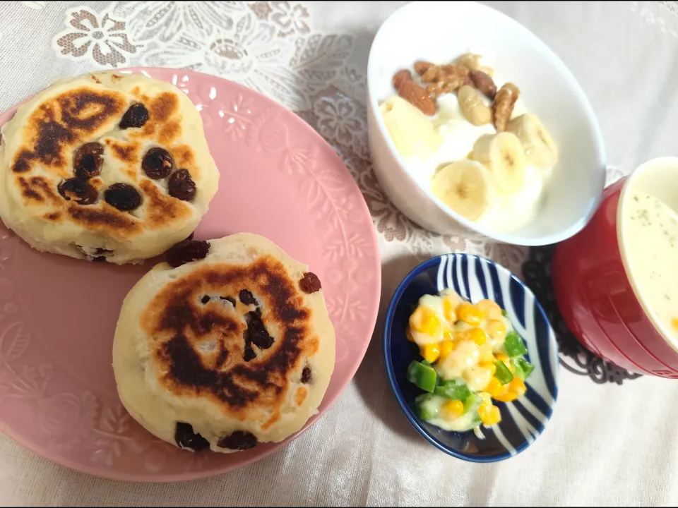 はるみさんの料理 白玉粉と豆腐のもちもちパンをレーズン入りで!!|m.rafuさん