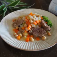 豚肉とひよこ豆の煮込み|seiko_funfoodさん