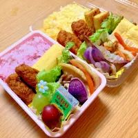 夫と次女のお弁当🍱🍙| シズソラさん