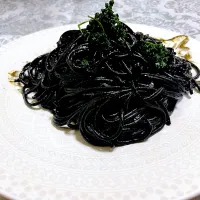 ももさんの料理 漆黒のイカ墨パスタ|ももさん