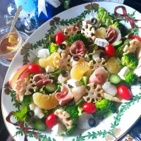 生ハムとホタテのX'masサラダ🥗|fumfumさん