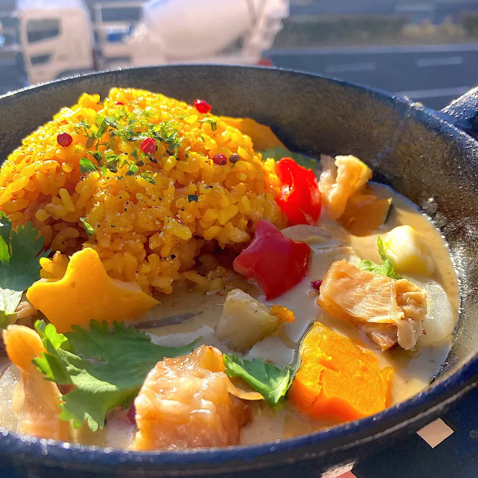 グリーンカレーinスキレット|Kさん