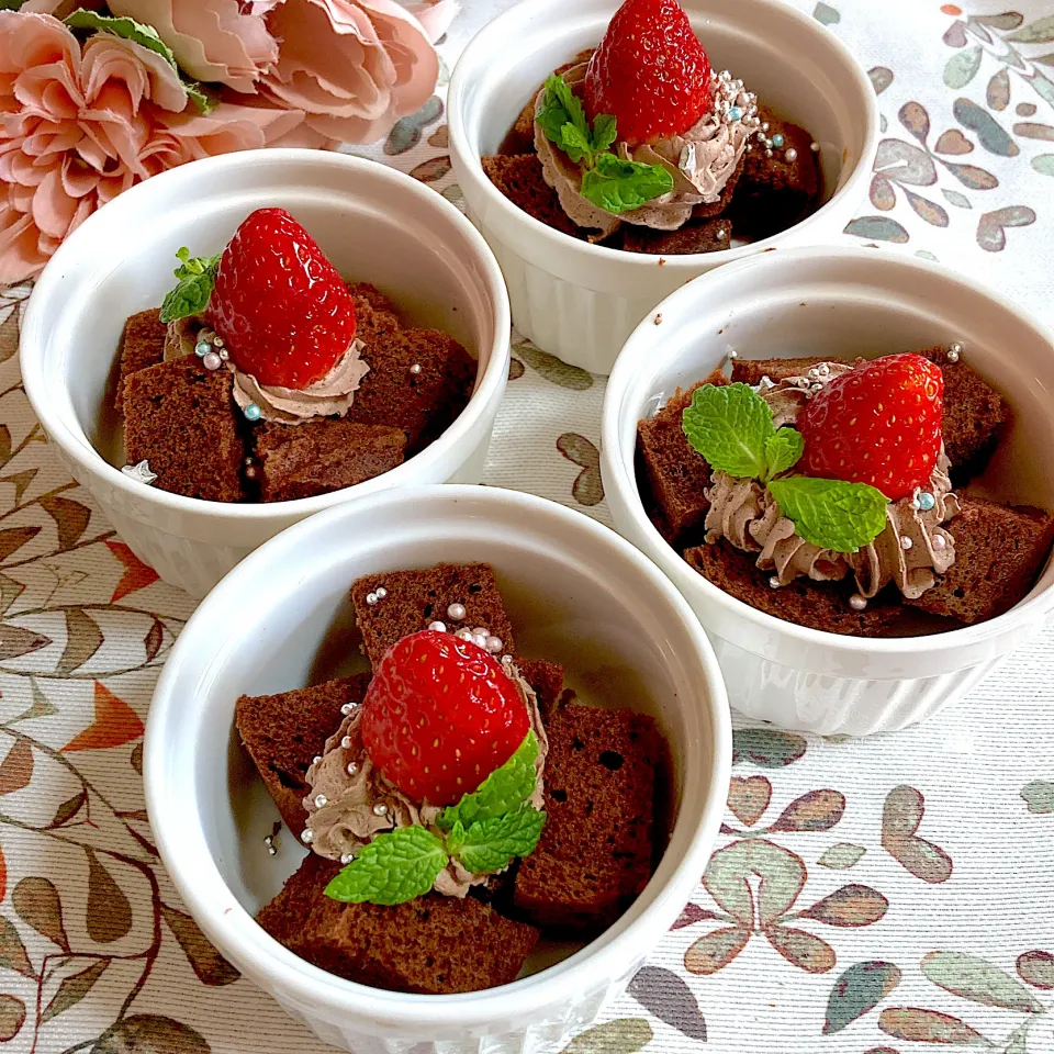 米粉ショコラケーキ🎄🎁|ringonamaさん