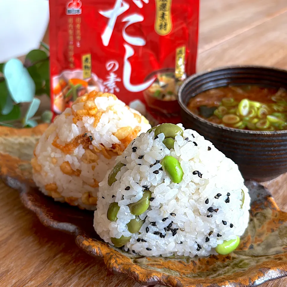 おにぎりとお味噌汁|みずほさん