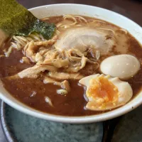 本家田ぶしらーめん（大盛り・味たま）|まさとさん