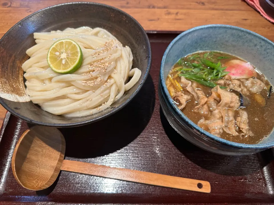 揚げなすとイベリコのつけ麺大盛🍆🐽♨️🌋|buhizouさん