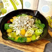 長ネギとしらすのアヒージョ|KAORIさん