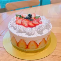 ベリーのクリスマスケーキ🎂|sakiさん