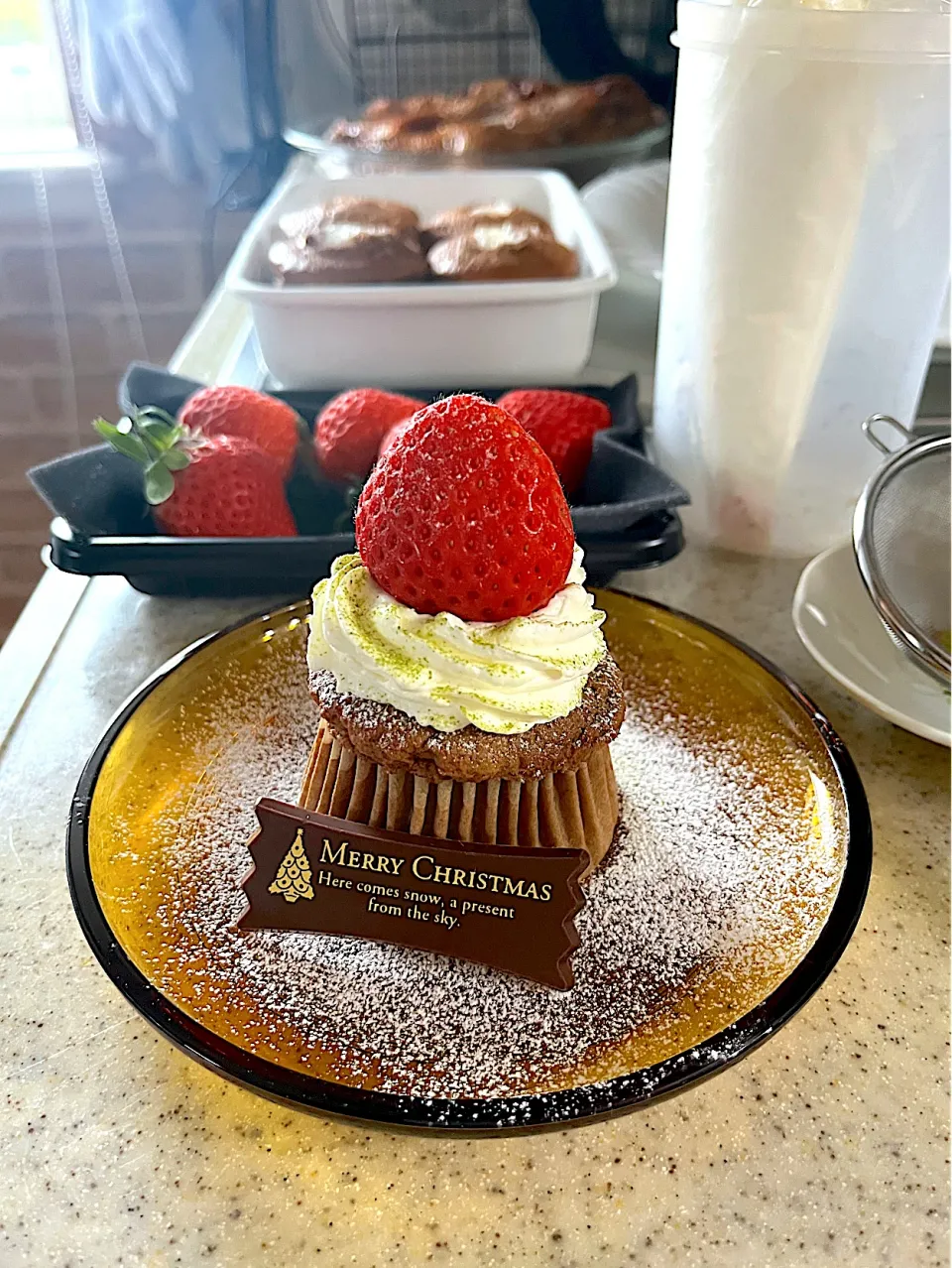 ココア生シフォンでクリスマスティータイム🫖|chieko ♪さん