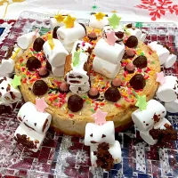 クリスマスケーキ🎄苺チーズケーキ|みよさん